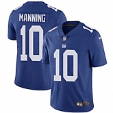 Nike New York Giants #10 Eli Manning Royal Blue Team Color NFL Vapor Untouchable Limited Jersey,baseball caps,new era cap wholesale,wholesale hats